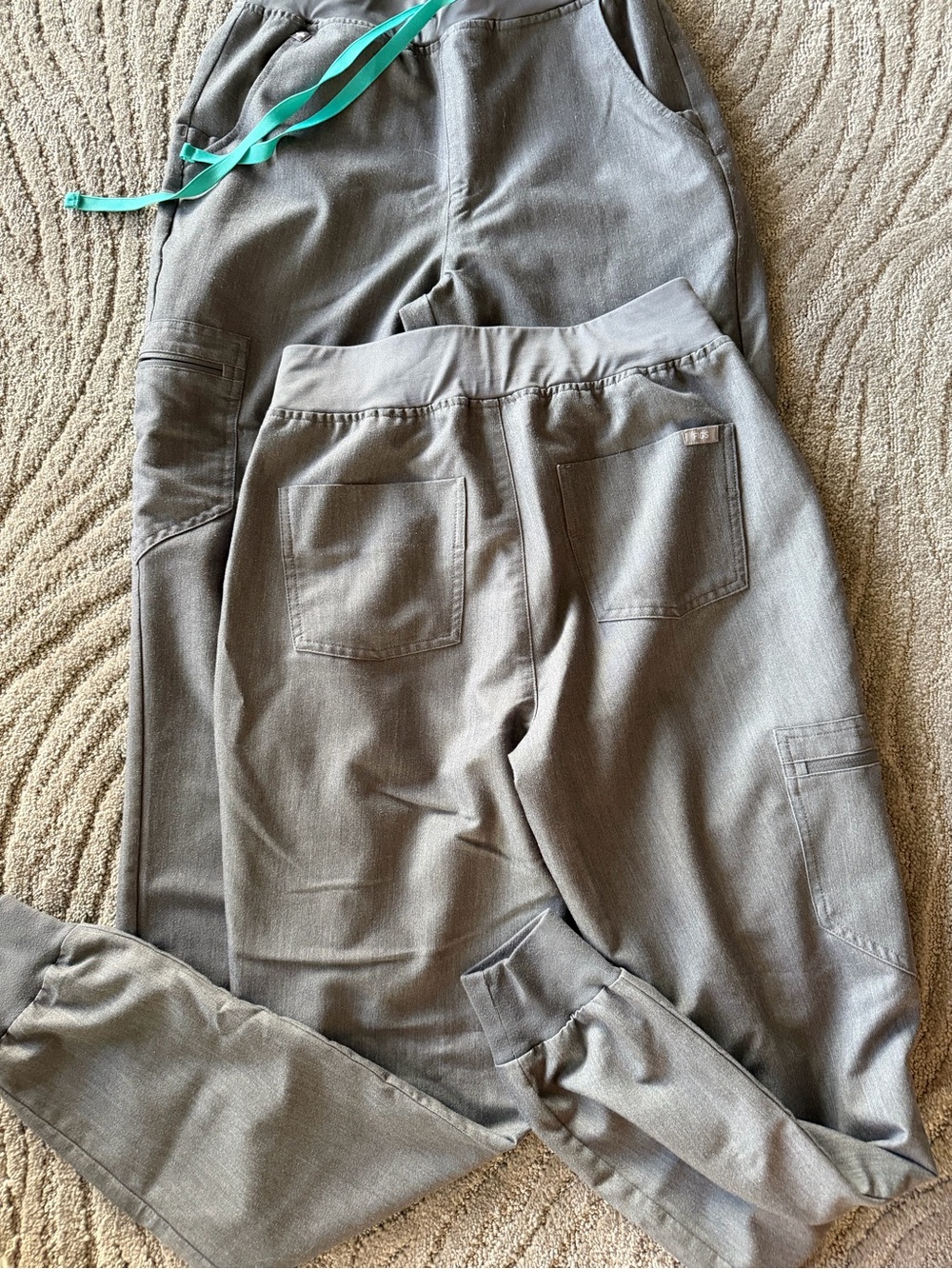 Figs Light Gray Technical Jogger Pants